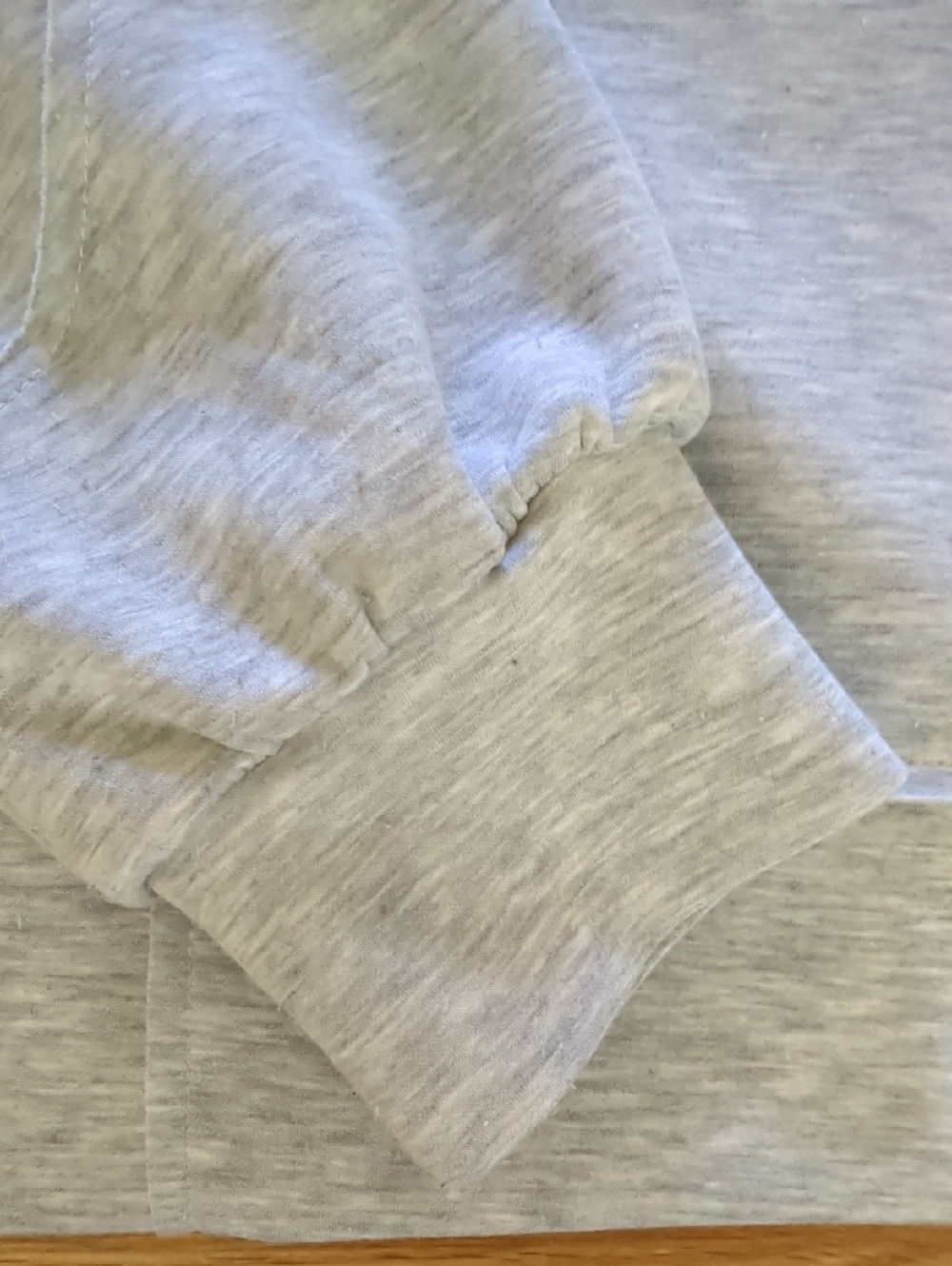 Umgee Women's Light Gray Oversized Sweatshirt, Size Large - Picture 4 of 7